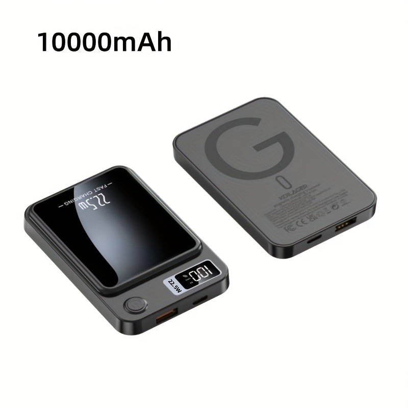 MagPro 10K – Magnetische Draadloze Powerbank (Snelladen & LED-display)
