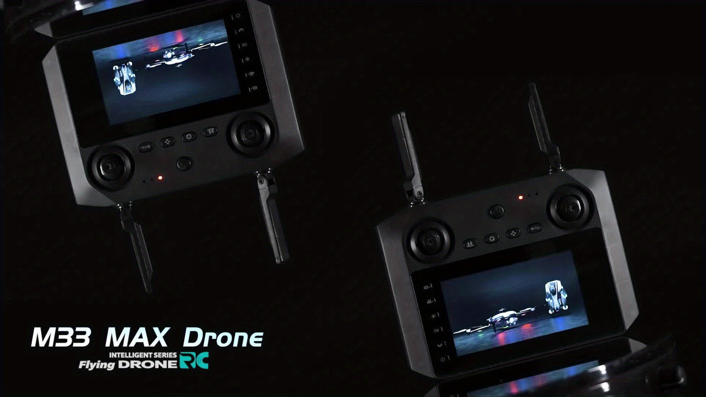 Drone M33 Quadcopter – 40+ Minuten Vliegtijd & Dual HD-camera’s voor Ultieme Luchtopnames