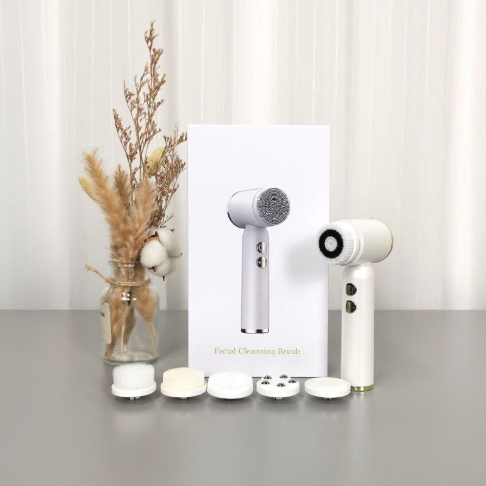 FaceCleaner - 6 -in-1 Gezichtsreiniger met Massage & Exfoliatie – Voor Een Stralende, Schone Huid
