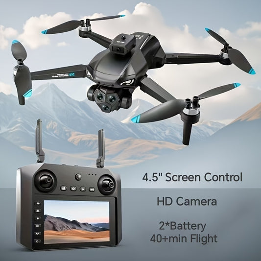 Drone M33 Quadcopter – 40+ Minuten Vliegtijd & Dual HD-camera’s voor Ultieme Luchtopnames