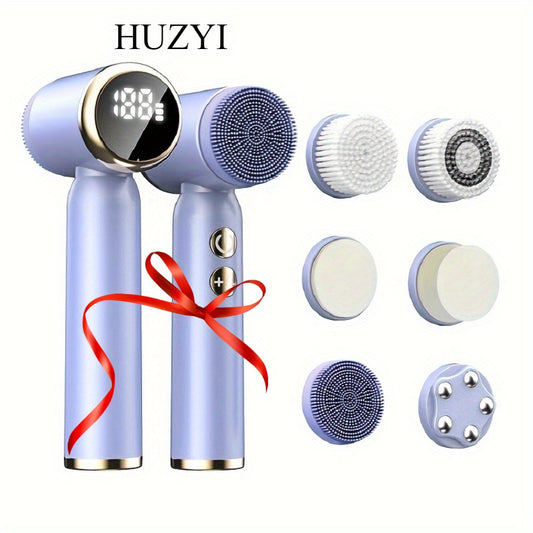 FaceCleaner - 6 -in-1 Gezichtsreiniger met Massage & Exfoliatie – Voor Een Stralende, Schone Huid
