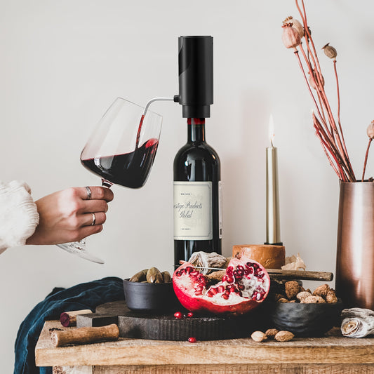 Elegance Wine Pourer - Stijlvol Schenken Met 1 Druk Op De Knop