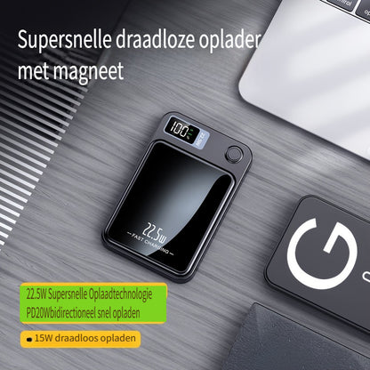 MagPro 10K – Magnetische Draadloze Powerbank (Snelladen & LED-display)