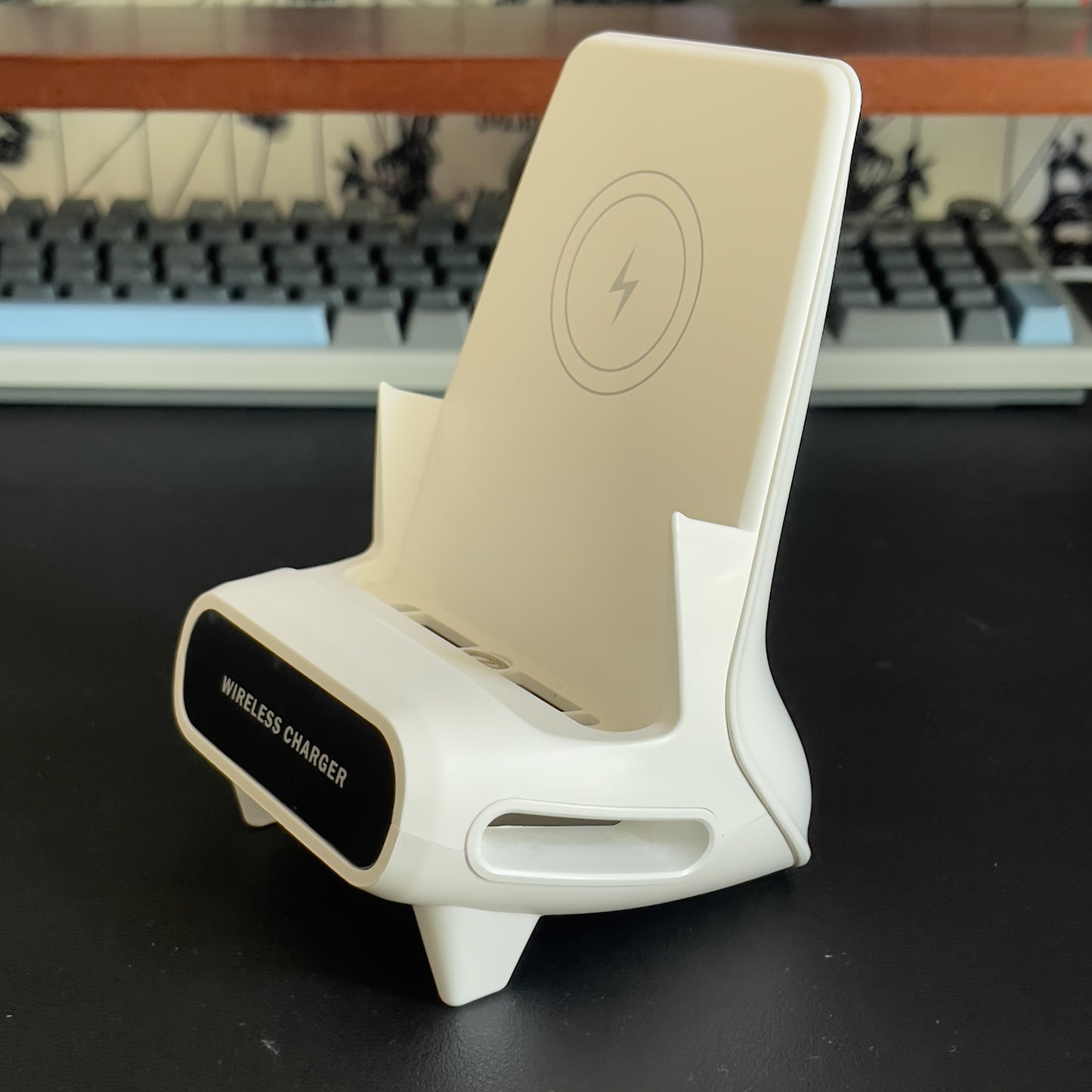 ChargeSeat Pro™ – 15W Draadloze Telefoonhouder & Oplaadstation